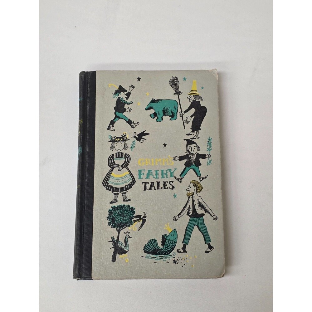 Grimm's Fairy Tales Jacob Grimm Hardcover Vintage Illustrated Reading Copy